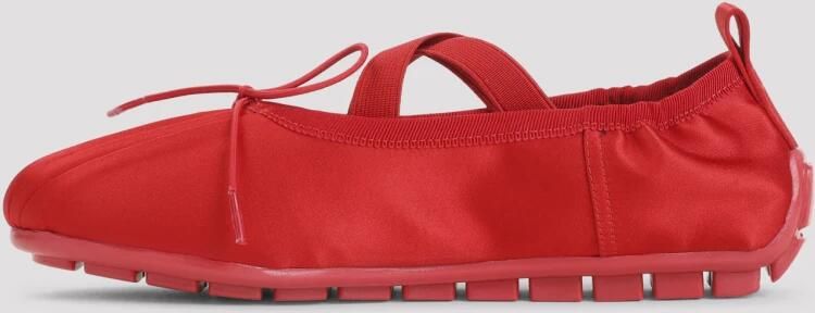 Simone Rocha Rode Ballerina's voor Vrouwen Elegante Stijl