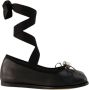 Simone Rocha Loafers Heart Toe Ballerinas Leather Black in zwart - Thumbnail 1