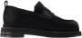 Simone Rocha Zwarte Leren Heart Toe Loafers Black Dames - Thumbnail 1
