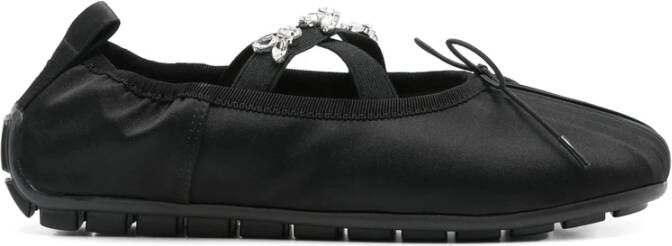Simone Rocha Zwarte schoenen met kristalversiering