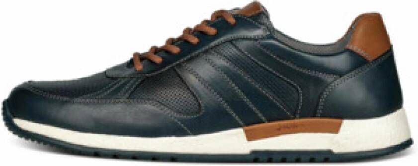 Sioux Blauwe heren sneaker