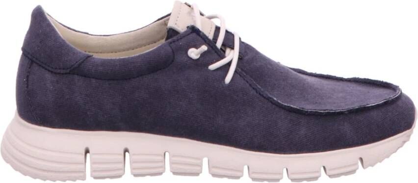Sioux Blauwe Veterschoenen