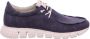 Sioux Blauwe Veterschoenen - Thumbnail 1
