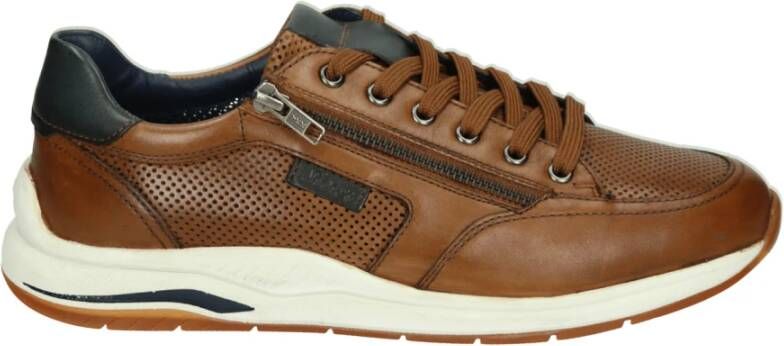 Sioux TURIBIO-710-J Lage sneakersVrije tijdsschoenenHeren sneakers Cognac - Foto 2