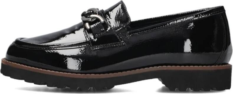 Sioux Elegante zwarte loafers voor dames