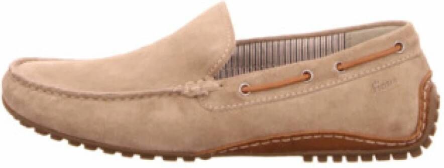 Sioux Heren Coccocognac Slipper in Veloursleder