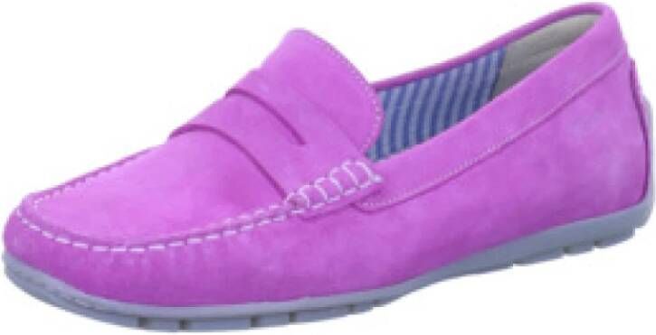 Sioux Klassieke dames mocassins in effen kleuren