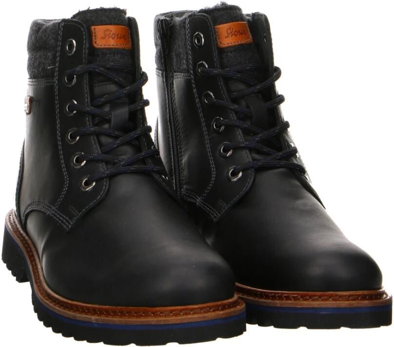 Sioux ADALR.-704-TEX-LF-H Vrije tijd half-hoogHeren veterschoenHeren sneakers Zwart - Foto 2