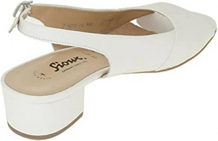 Sioux Witte Strappy Sandalen voor Dames - Foto 3