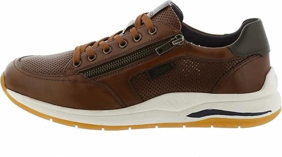 Sioux TURIBIO-710-J Lage sneakersVrije tijdsschoenenHeren sneakers Cognac - Foto 3