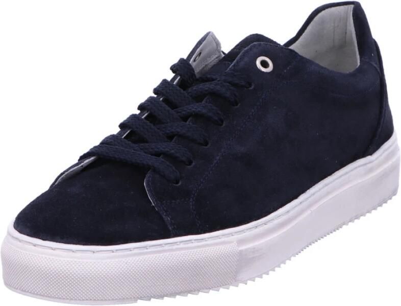 Sioux 37440 Tils Velour Deep Blue G-Wijdte Veterschoenen