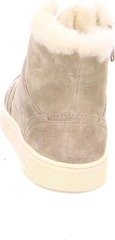 Sioux MAITES SNEAK 006-LF Hoge sneakers Veterboots Dames veterschoenen Dames sneakersHalf-hoge schoenen Wit beige