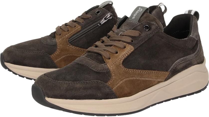 SIOUX Sneakers laag 'Tasulio' bruin donkergrijs