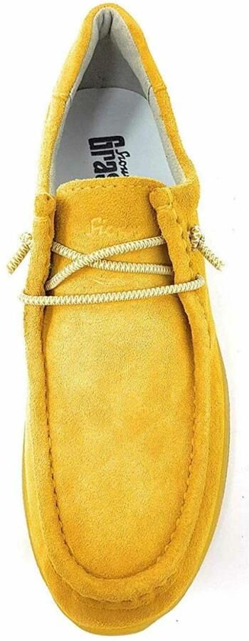 Sioux Gele vrijetijdsveterschoenen voor dames