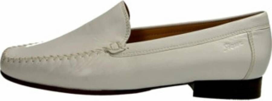 Sioux Witte dames mocassins zachte comfortabele stijl