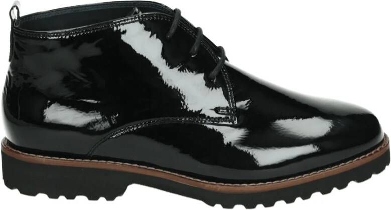 Sioux Zwarte nette schoenen met uitneembaar voetbed