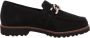Sioux MEREDITH 734 5167760 Zwarte dames moccasin instappers wijdte H - Thumbnail 3