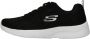 Skechers dynamight 2.0 hardloopschoenen zwart zilver dames - Thumbnail 1