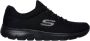 Skechers Summits Zwart Hardloopschoenen Dames - Thumbnail 1