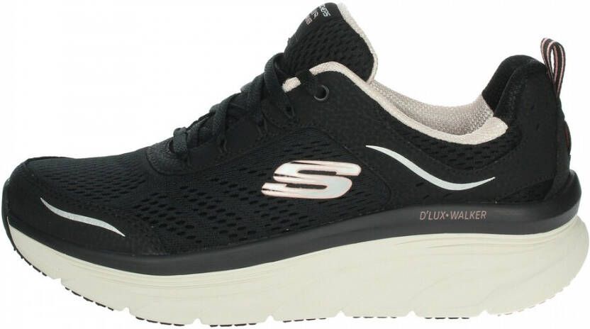 Skechers D'lux Walker Infinite Motion Sneakers Vrouwen zwart roze - Foto 3