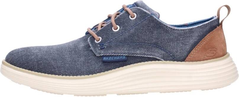 Skechers Status 2.0 Pexton Sneaker Heren Blauw
