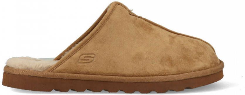 Skechers Pantoffels Cognac ImitatiesuÃ¨de 370432 Heren Imitatiesuède - Foto 7