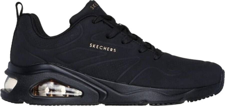 Skechers Dames Tres-Air UNO Ah Mazing Sneakers 177390 BBK Zwart - Foto 3