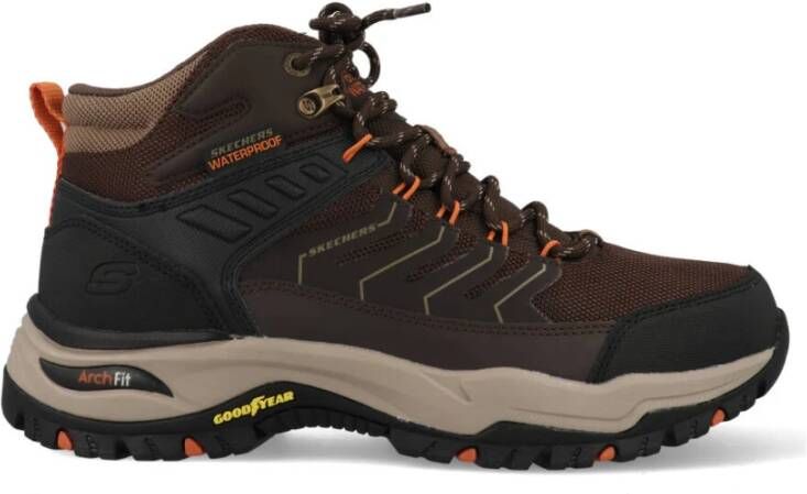 Skechers 204634 Relaxed Fit Arch Fit Dawson Waterproof Sneakers Heren Bruin