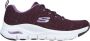 Skechers Arch Fit Glee for all zwart wit sneakers dames(149713 BKW ) - Thumbnail 35