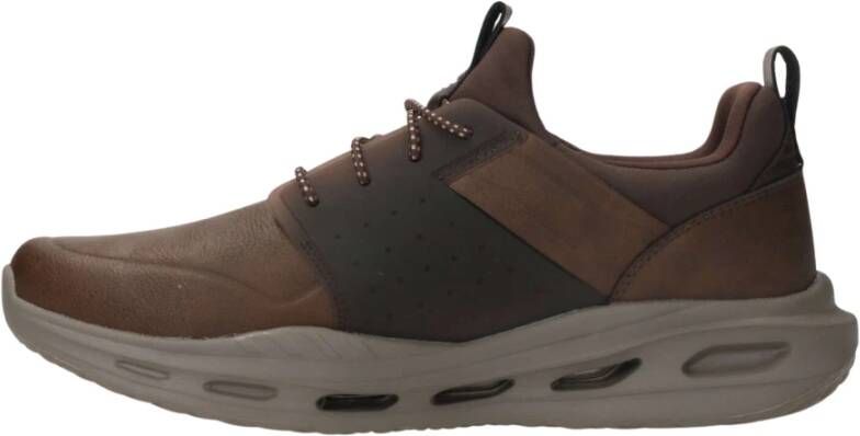 Skechers Arch Fit Orvan Sneaker Bruin Heren