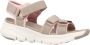 Skechers Comfortabele Open Teen Sandaal Fresh Bloom Beige Dames - Thumbnail 2
