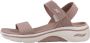Skechers Go Walk Arch Fit 2.0 Zandal Dames Sandalen Paars - Thumbnail 2