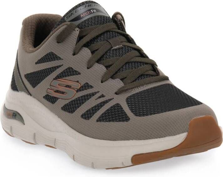 Skechers Arch Fit Sneakers Comfort en Ondersteuning voor Mannen Groen Heren