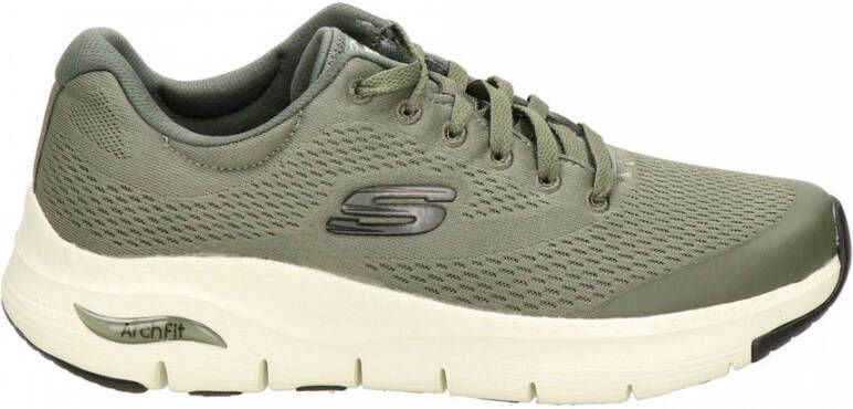Skechers arch fit hardloopschoenen groen heren - Schoenen.nl