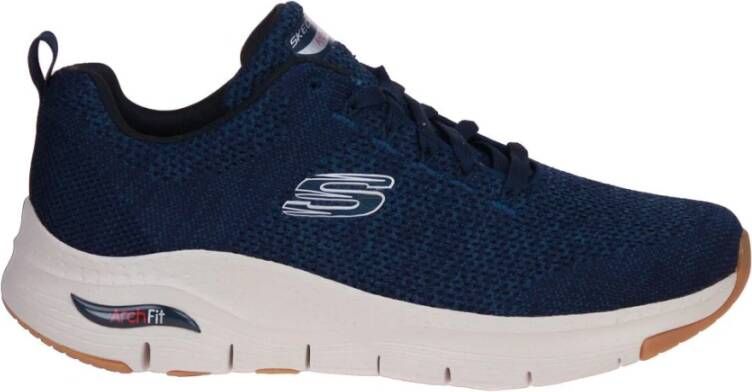 Skechers Archfit Paradyme Heren Sneakers Blauw Heren