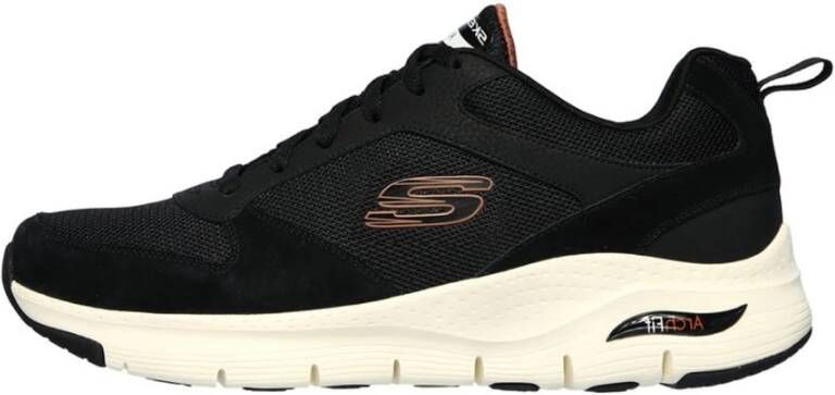 Skechers Atletische Stijl Sneaker met Arch Ondersteuning Black Heren - Foto 2
