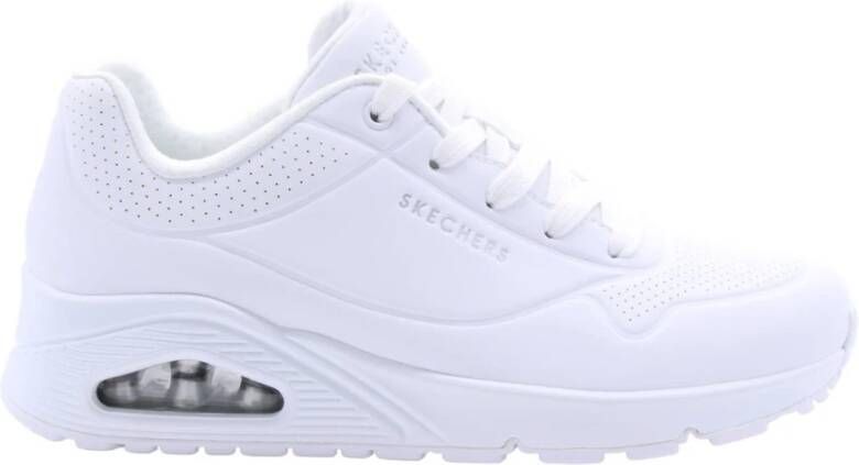 Skechers Dames Uno Stand On Air Sneakers White Dames