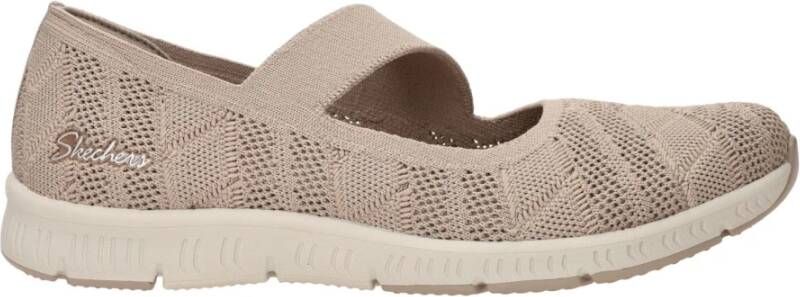 Skechers Be Cool Vegan instapper Beige Dames