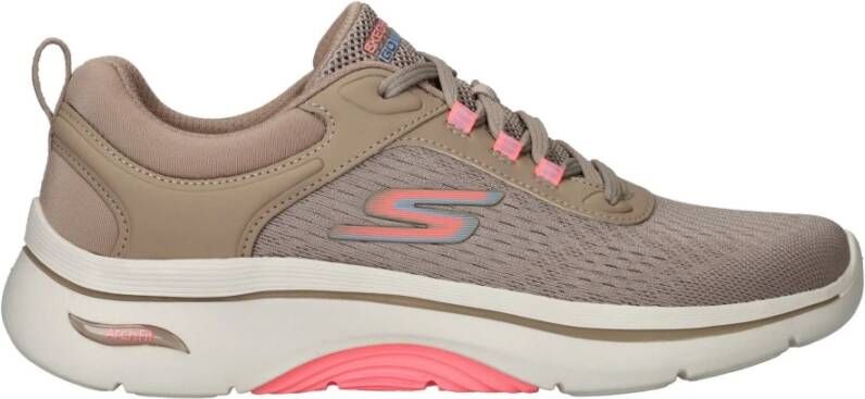 Skechers Beige Arch Fit 2.0 Vegan Sneaker Beige Dames