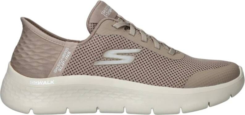 Skechers Beige Flex Grand Entry Slip-On Sneaker Multicolor Dames