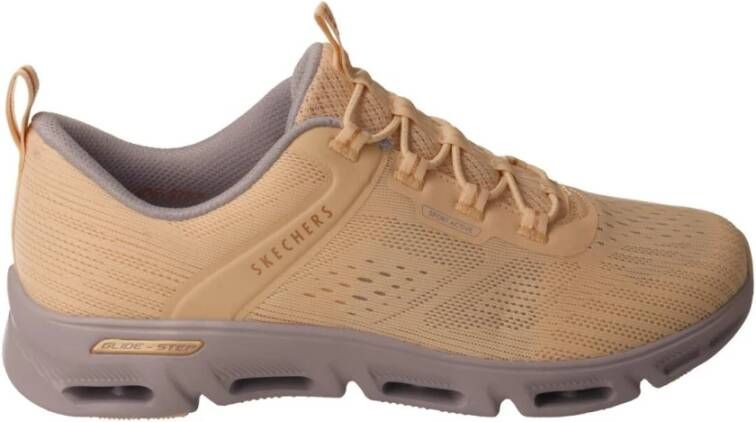 Skechers Beige Lila Glide-Step Dames Sneaker Beige Dames