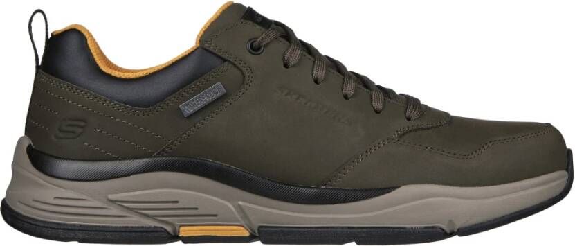 Skechers Relaxed Fit Benago Hombre Waterproof Sneakers Bruin