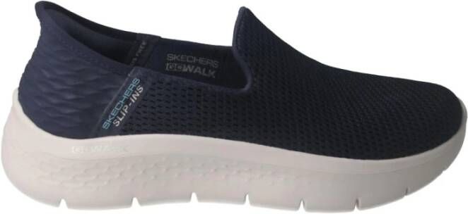 Skechers Blauwe Go Walk Damesschoenen Blauw Dames