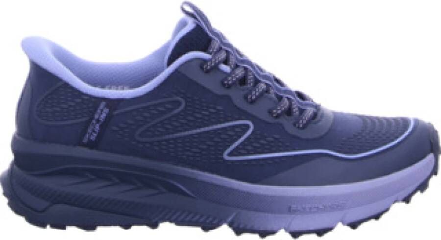 Skechers Slip-ins SWITCH BACK Mist Sneakers dames blauw vegan 180157 NVY - Foto 4