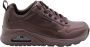 Skechers Uno Galactic Gal Dames Sneakers Donkerbruin - Thumbnail 3