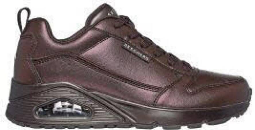 Skechers Bruine Casual Veterschoenen voor Dames