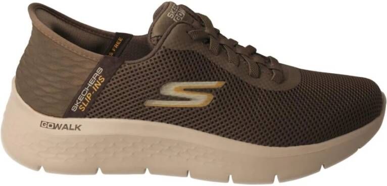 Skechers Bruine Stretch Fit Herenschoenen Brown Heren