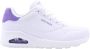Skechers Sneakers UNO POP BACK Vrijetijdsschoen lage schoen veterschoen met comfortabele Skech-Air functie - Thumbnail 2