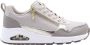 Skechers Uno- Metallic Sliders Dames Sneakers Beige - Thumbnail 2