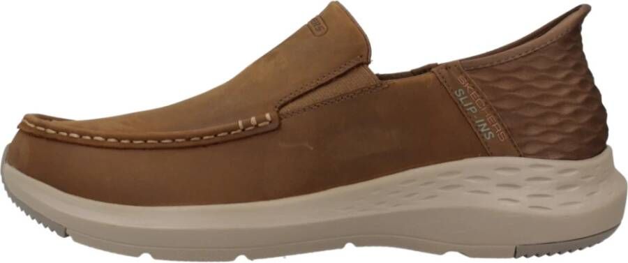 Skechers Casual Slip-On Loafers Brown Heren